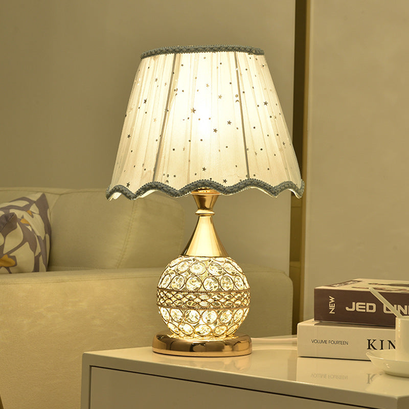 Kristall Tischlampe Schlafzimmer Nachttischlampe