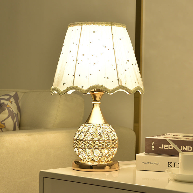 Kristall Tischlampe Schlafzimmer Nachttischlampe