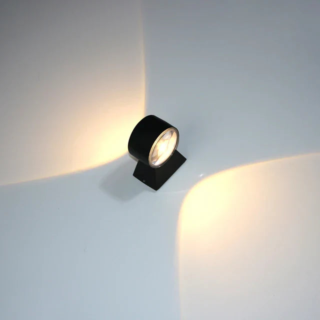 RainBlock - Stilvolle Wasserdichte Aluminium Wandlampe für Außenbereiche