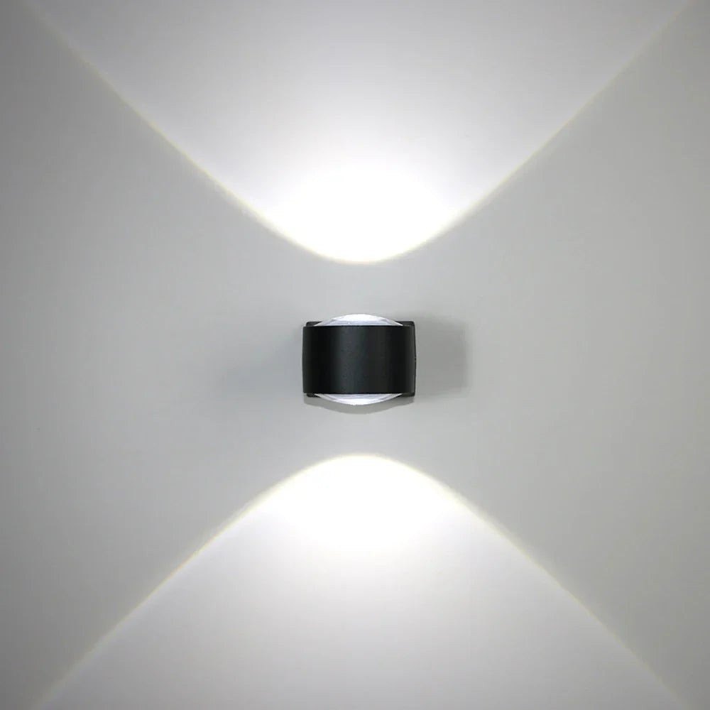 RainBlock - Stilvolle Wasserdichte Aluminium Wandlampe für Außenbereiche