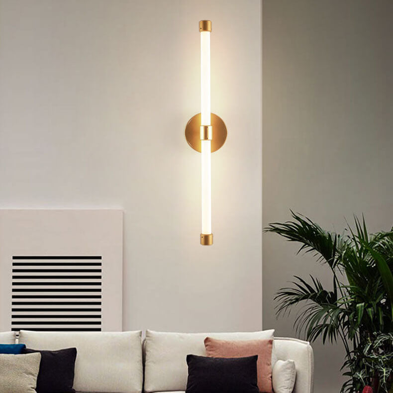 Lumiglo - Modern minimalist tubular LED wall lamp made of acrylic