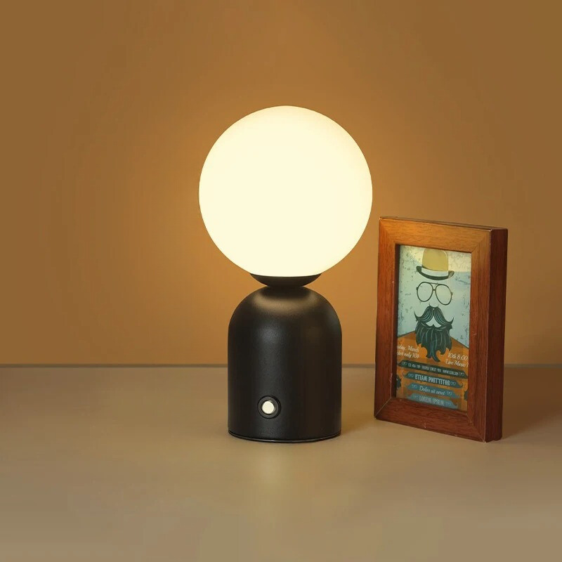 Tischlampe LED Typ-C Wiederaufladbare Nachttischlampe - Für Schlafzimmer und Wohnzimmer