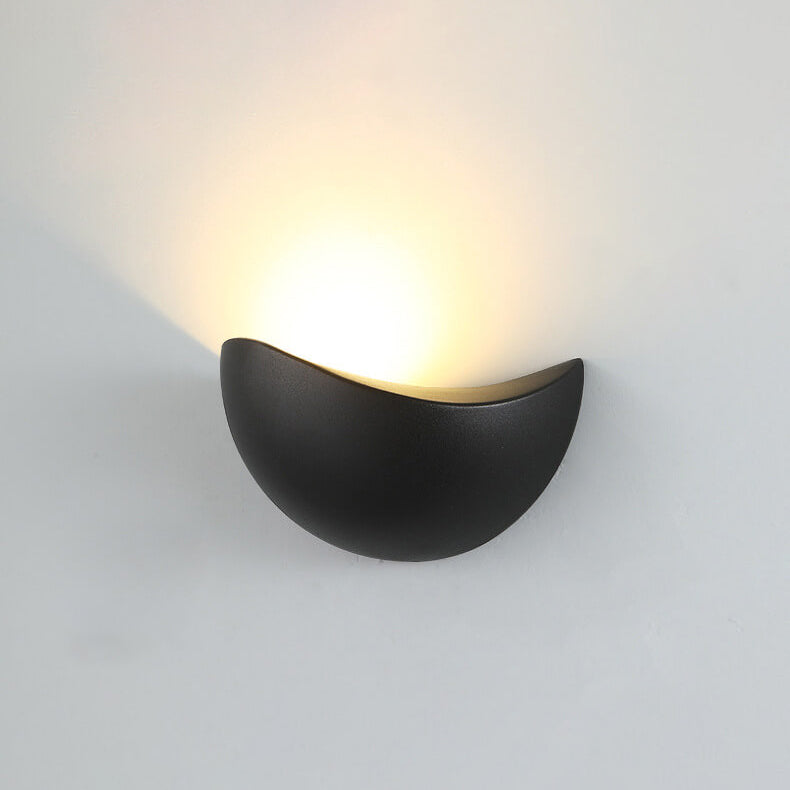 Luminia - Creative minimalist semicircular aluminum LED wall lamp