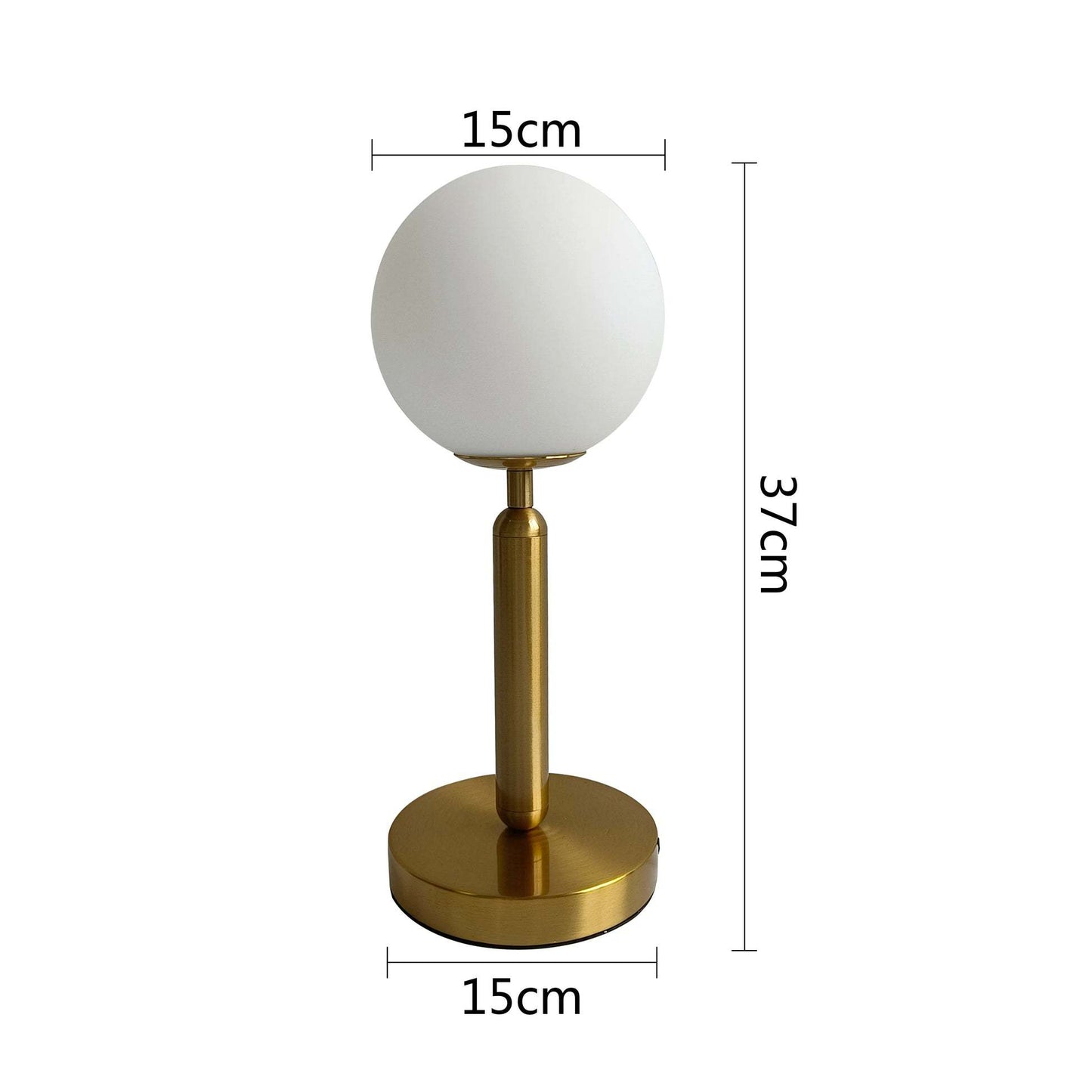 LumaSanft – Schlichte Tischlampe für Schlafzimmer & Wohnzimmer