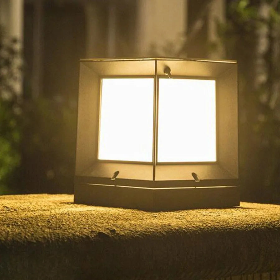 GeoGlimmer - Erstaunliche Kubus Tischlampe