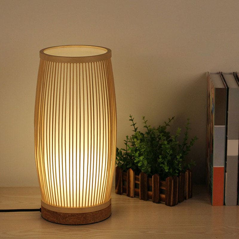 BambooGlow - Bambustischlampe Nachtlampe