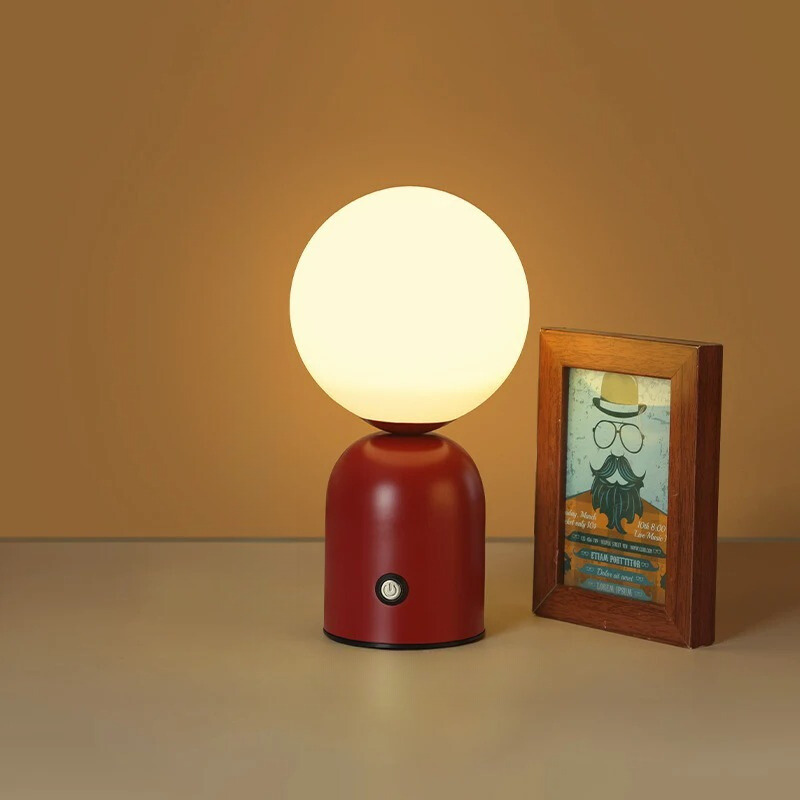 Tischlampe LED Typ-C Wiederaufladbare Nachttischlampe - Für Schlafzimmer und Wohnzimmer