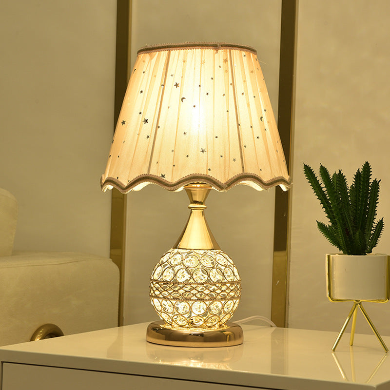 Kristall Tischlampe Schlafzimmer Nachttischlampe