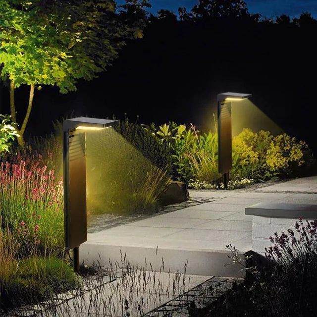SunBlossom - Set von 2 Ausgezeichneten Solar-Gartenlampen