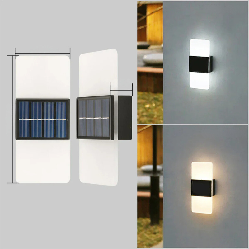 EclatSolaire - Solar-powered Wall Lamp