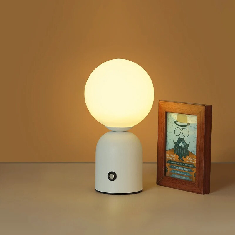 Tischlampe LED Typ-C Wiederaufladbare Nachttischlampe - Für Schlafzimmer und Wohnzimmer