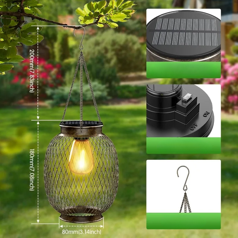 Lumineux - Verzaubernde Hängende Sonnenlaternen für ein Magisches Outdoor-Erlebnis
