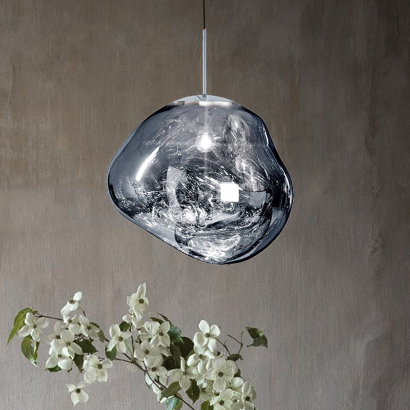 RadiantElegance – Modern Ceiling Lamp made of Glass for the Kitchen