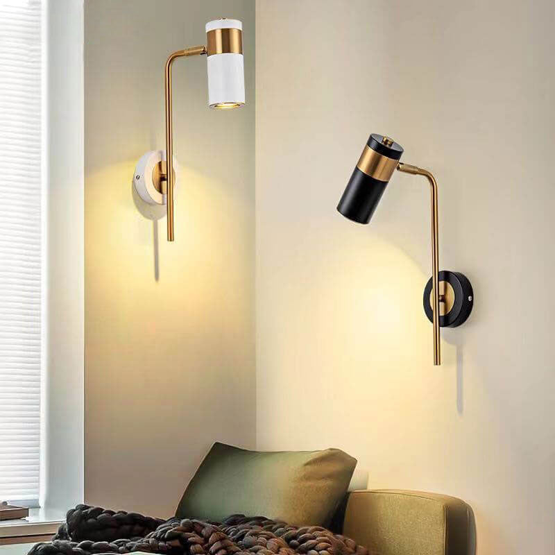LumiBeam - Modern swivel LED wall lamp made of iron