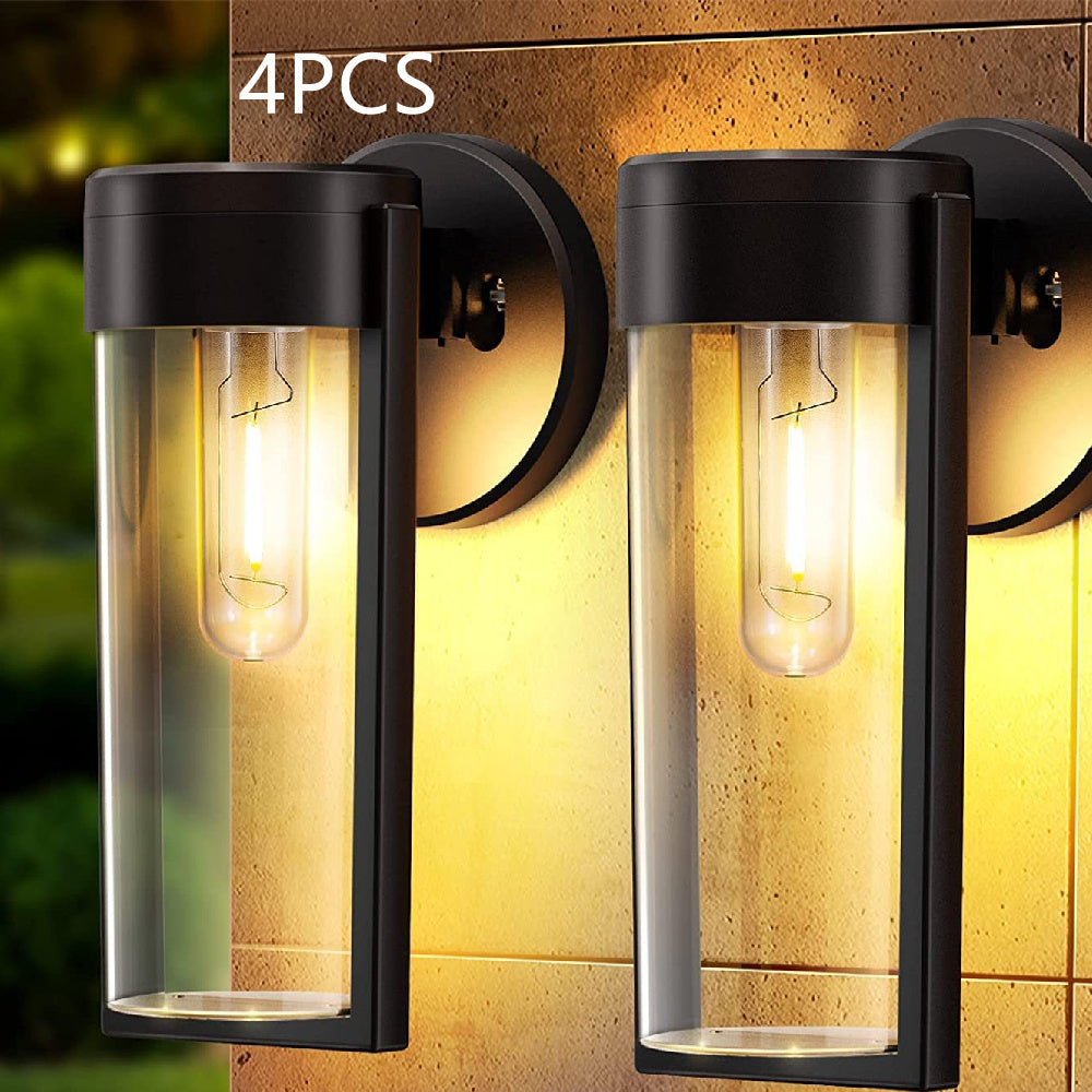 SolarLuma – Solar LED-Wandleuchte mit Glühfaden-Optik, Wasserdicht für Garten & Außenbereich (IP65)