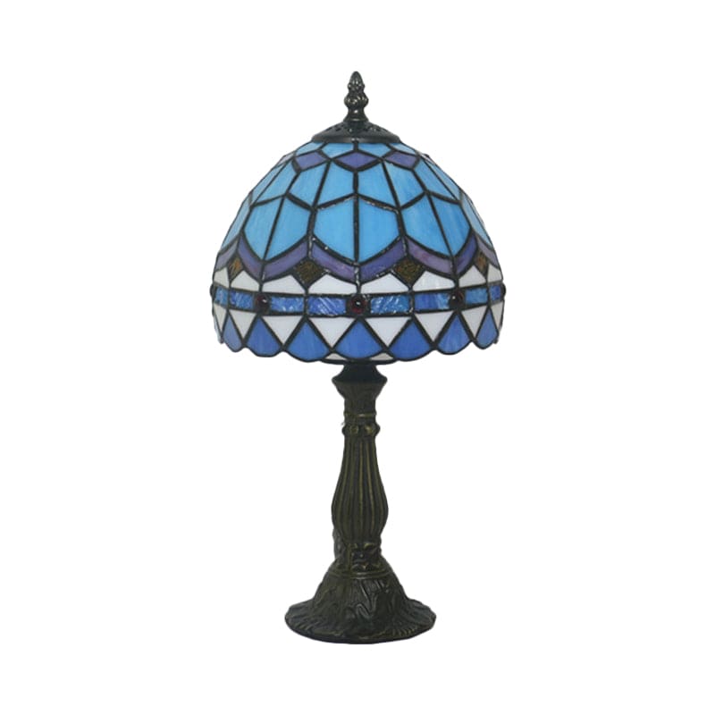 LichtBries - Betörende Tiffany-Stil Lampe aus buntem Glas mit eleganten Bleiauflagen
