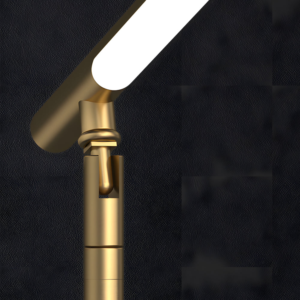 Kupfer Linear - Messing LED Schreibtischlampe mit Verstellbarer Richtung