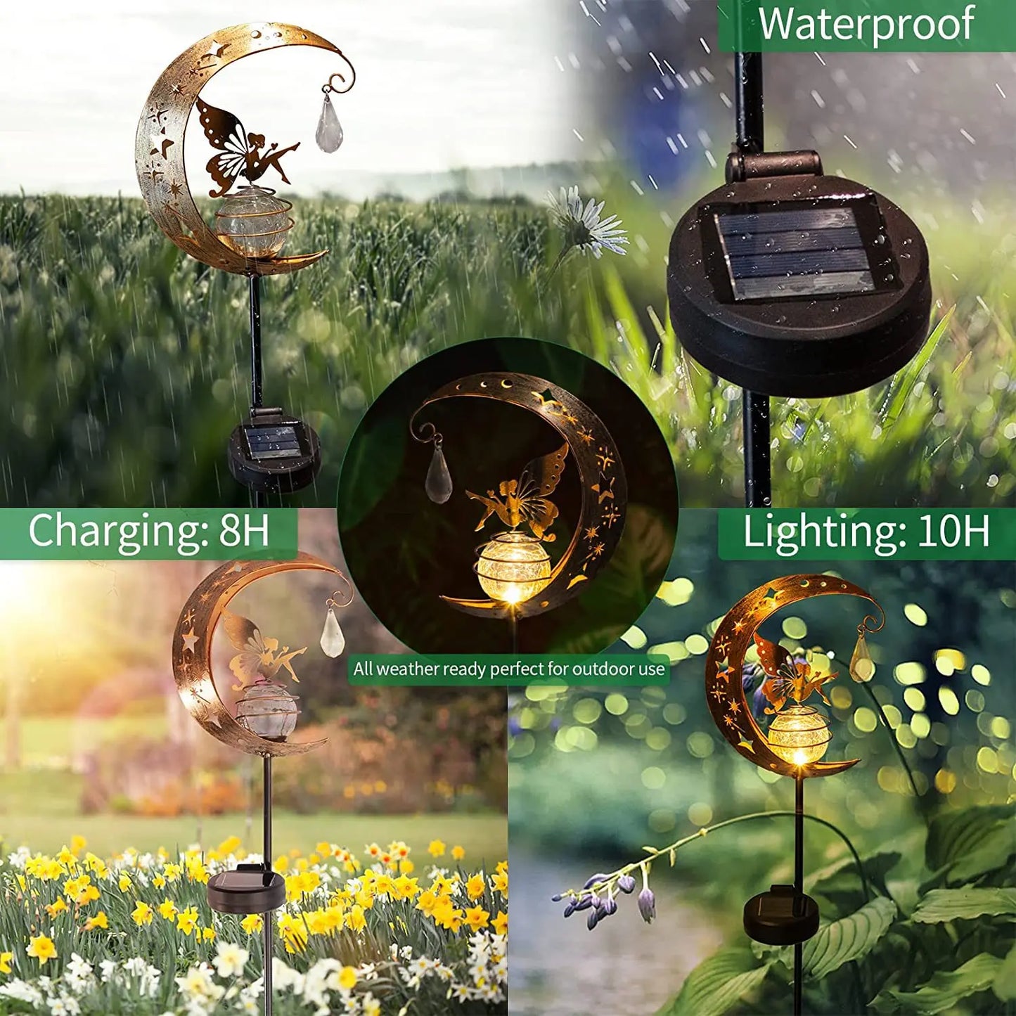 Verzaubernde Märchen-Solar-Lampe