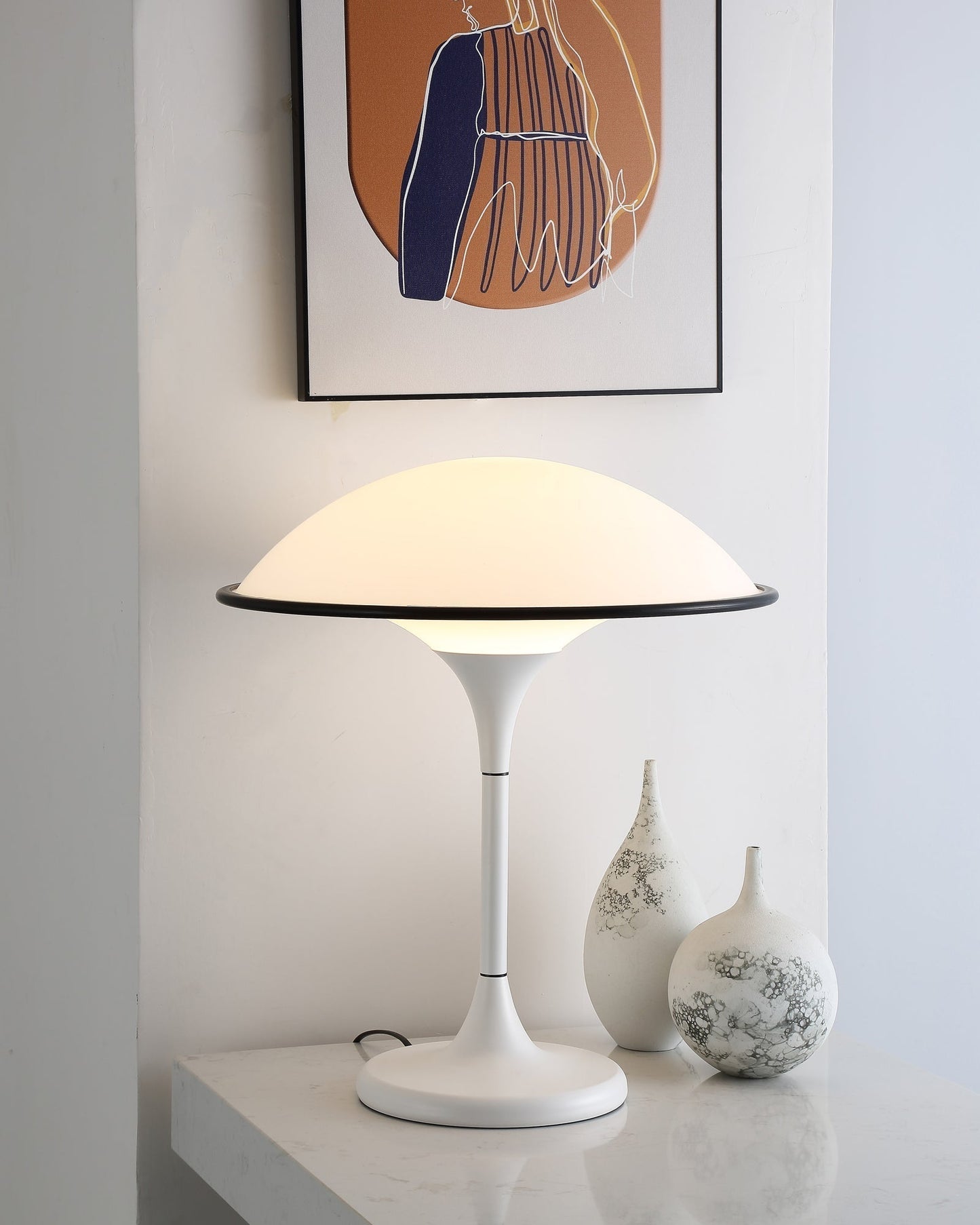 LumiFont - Elegant Table Lamp with Unique Design