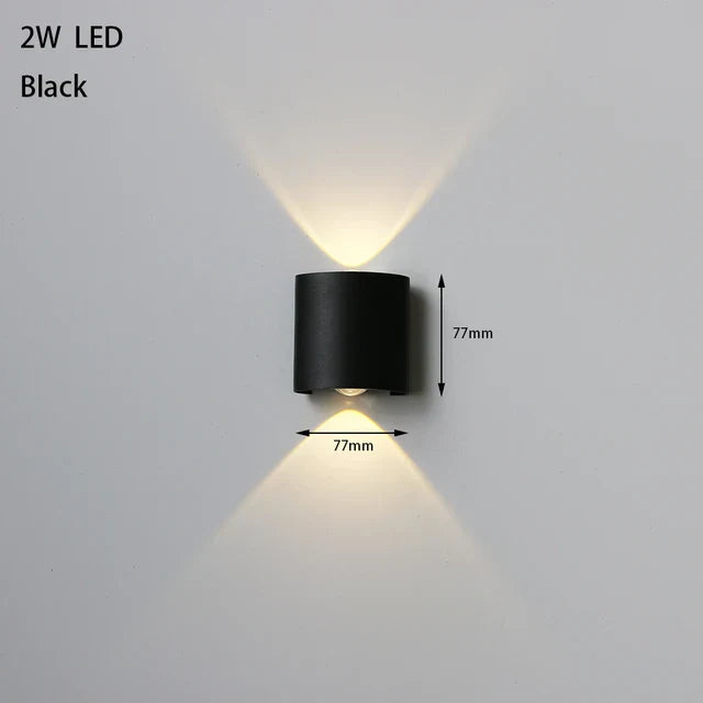 Strahlende Glanzpunkt-Wandlampe mit LED-Technologie