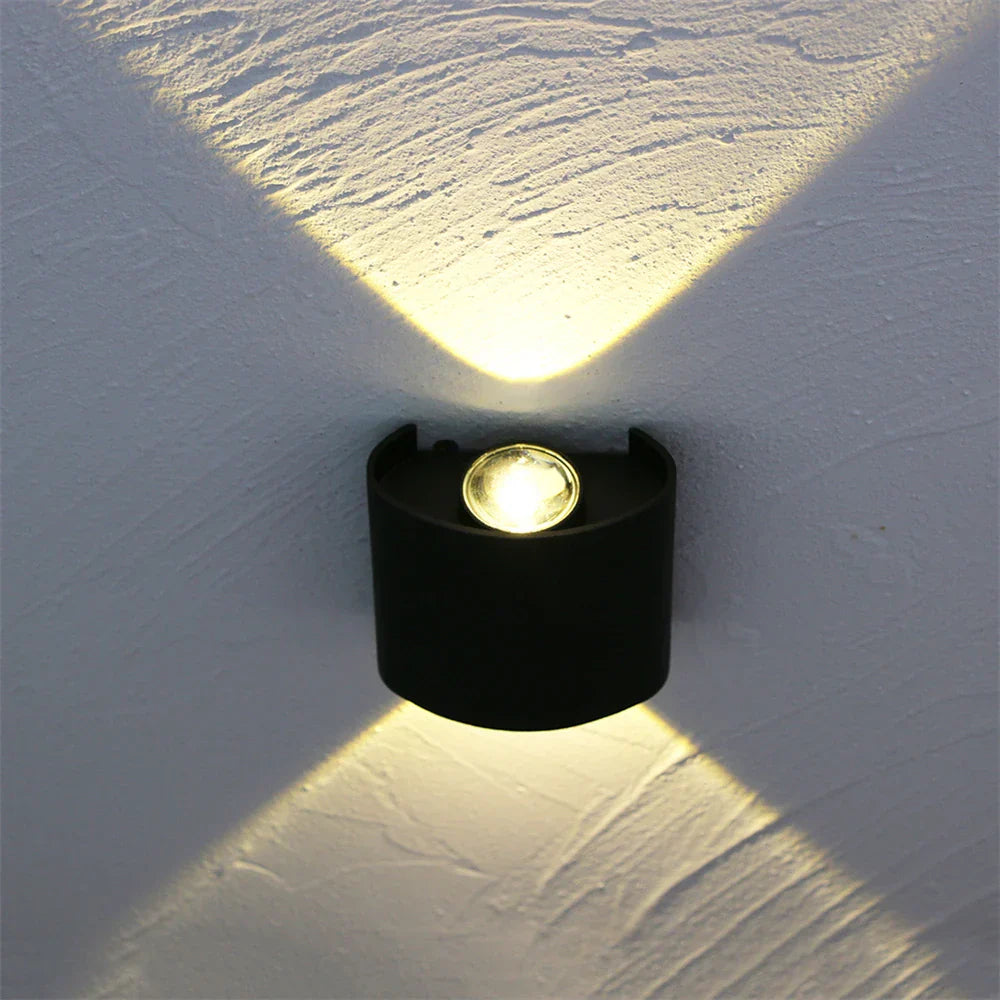 Strahlende Glanzpunkt-Wandlampe mit LED-Technologie