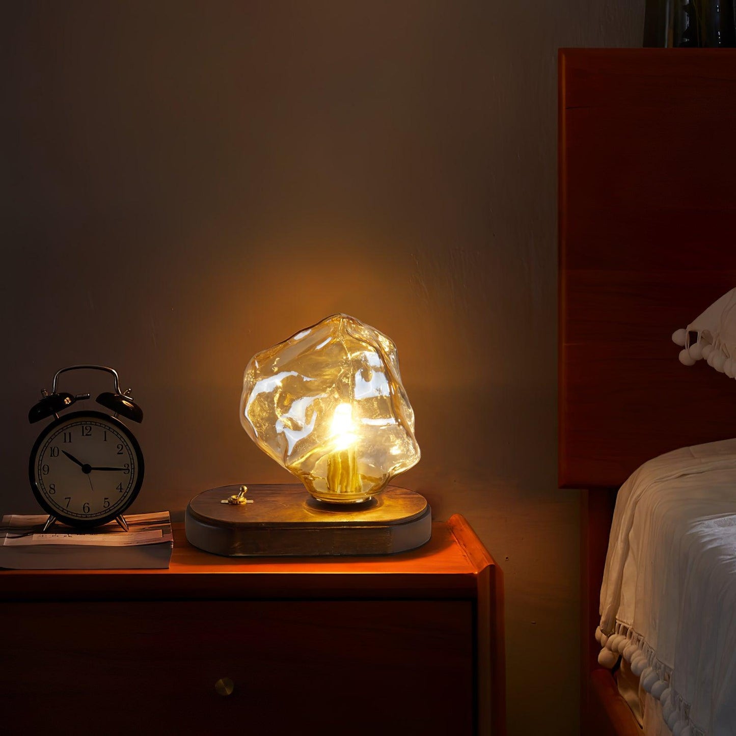 FrostStone – Elegant Table Lamp