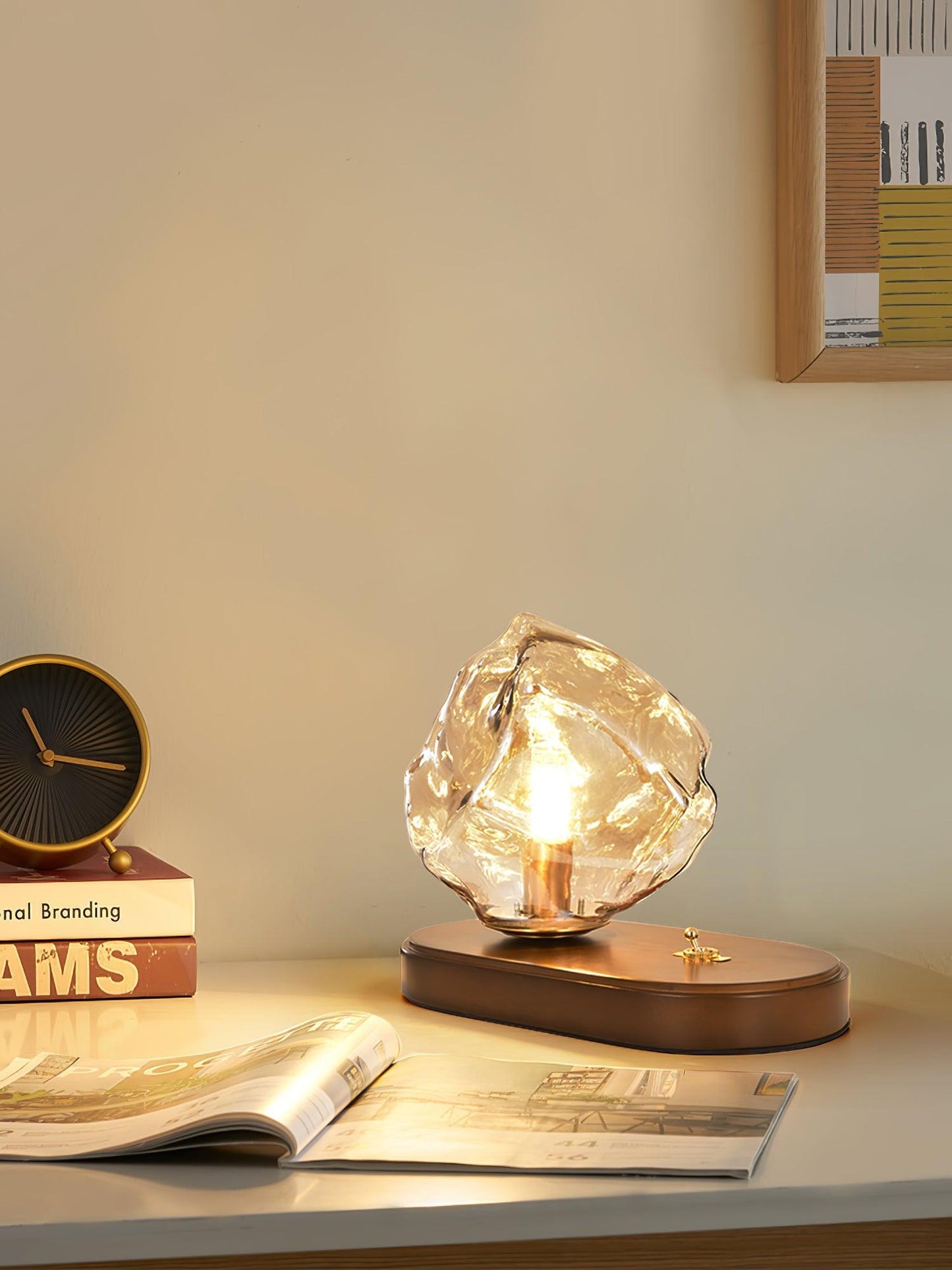 FrostStone – Elegant Table Lamp