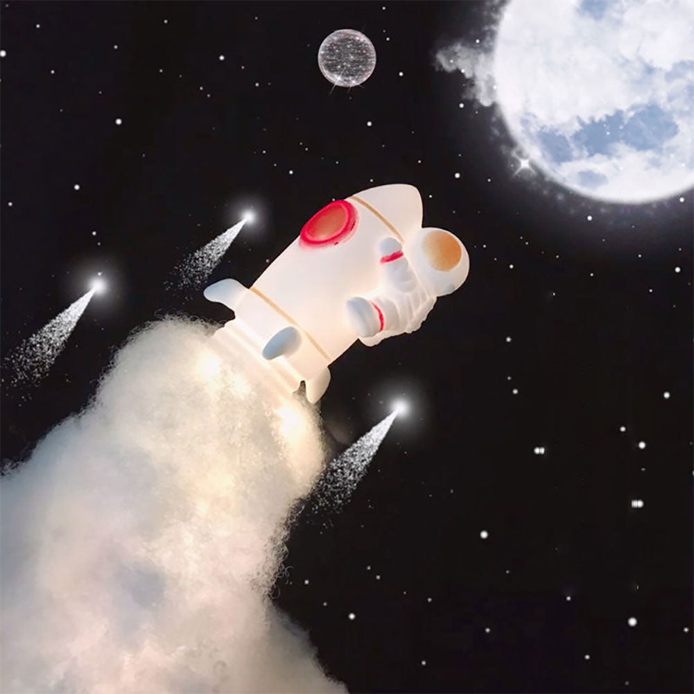 RocketGlow - Small Rocket Table Lamp with Soft Lighting