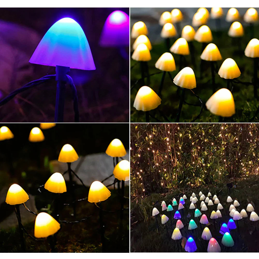 Magische Pilz-String-Gras-Lampen von EnchantedCaps