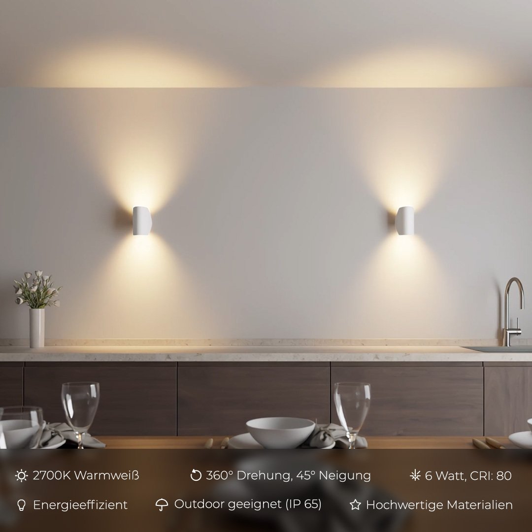 AstraBeam - Outdoor LED Wall Lamp with Warm Light