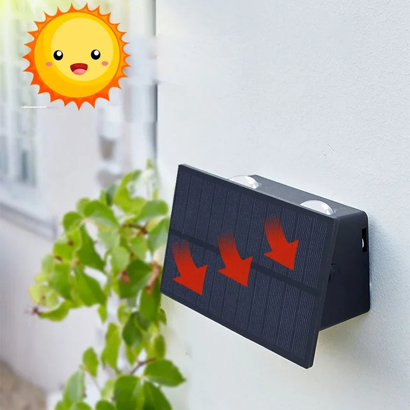 BrightBreeze strahlendes Licht - Solarbalkonlampe