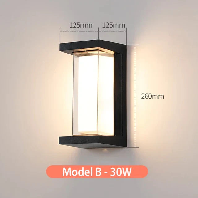 TwilightSerene - Elegante Außenwandleuchte für eine bezaubernde Atmosphäre