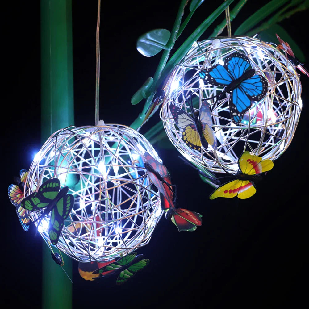ButterBright - Verzaubernde Schmetterlings-Solarlampe für den Außenbereich