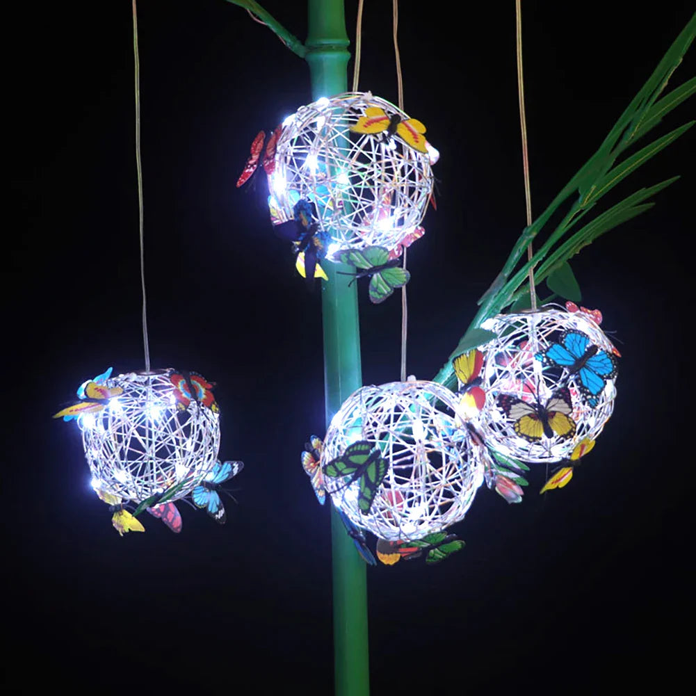 ButterBright - Verzaubernde Schmetterlings-Solarlampe für den Außenbereich