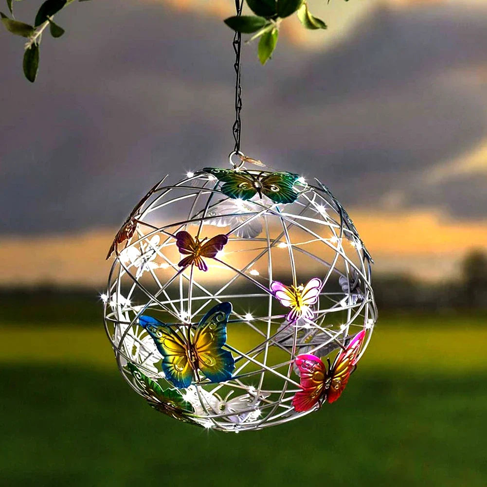 ButterBright - Verzaubernde Schmetterlings-Solarlampe für den Außenbereich