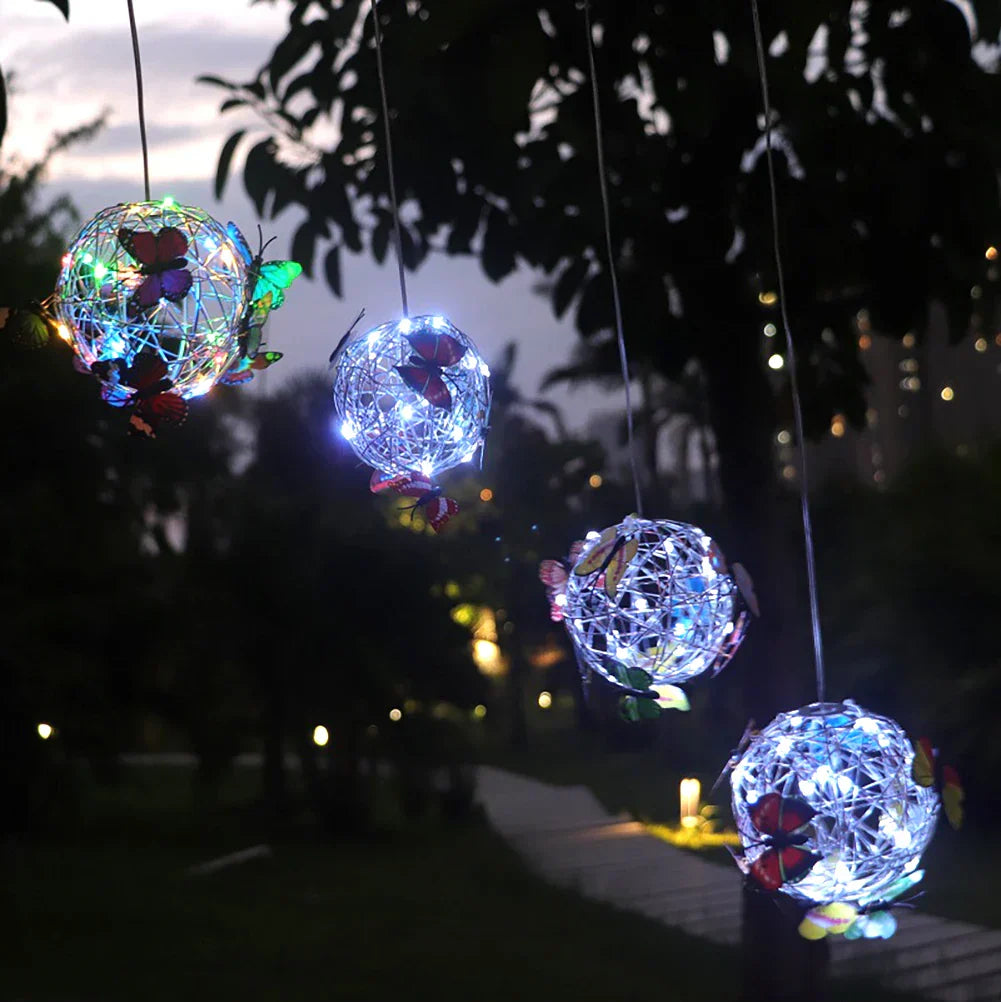 ButterBright - Verzaubernde Schmetterlings-Solarlampe für den Außenbereich