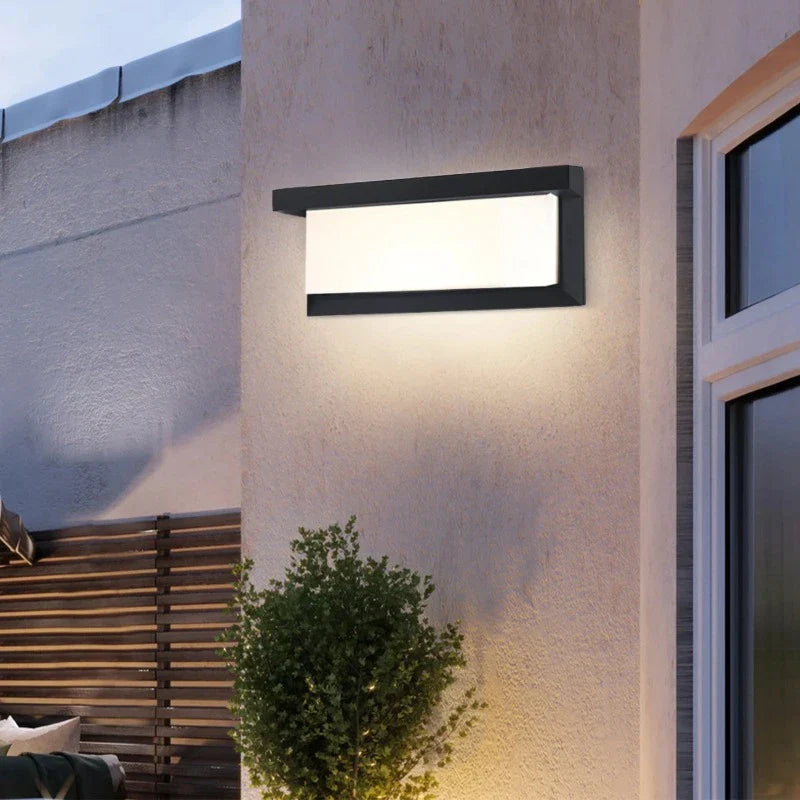 HorizonShine - Umweltfreundliche Wasserdichte LED Wandleuchte für den Außenbereich