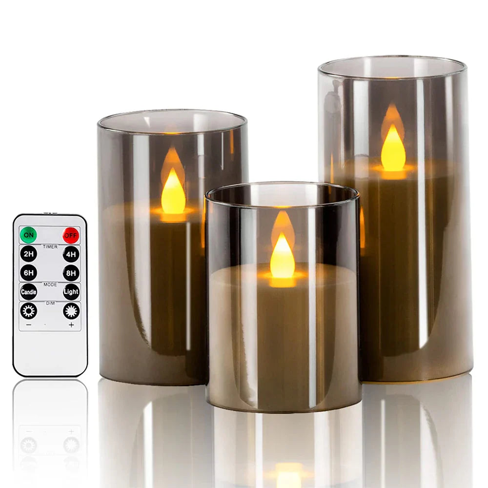 Lux Candle Set - Set with flickering LED candles for decoration