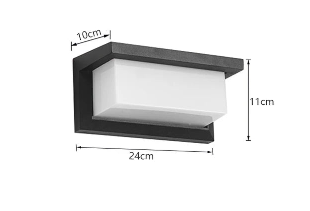 TorrentBeam - Charmante LED Wandleuchte für Außenbereich