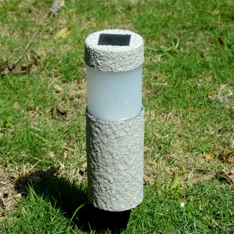 Elegante GranitGlanz Säulenlampe