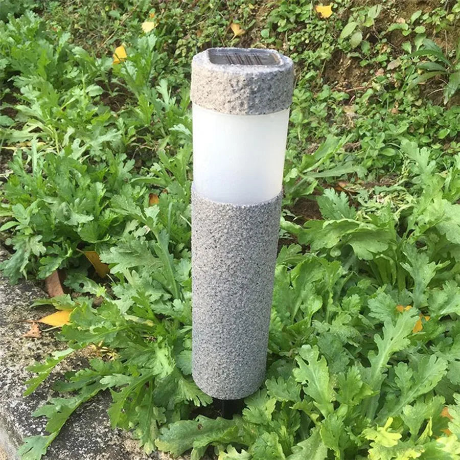 Elegante GranitGlanz Säulenlampe