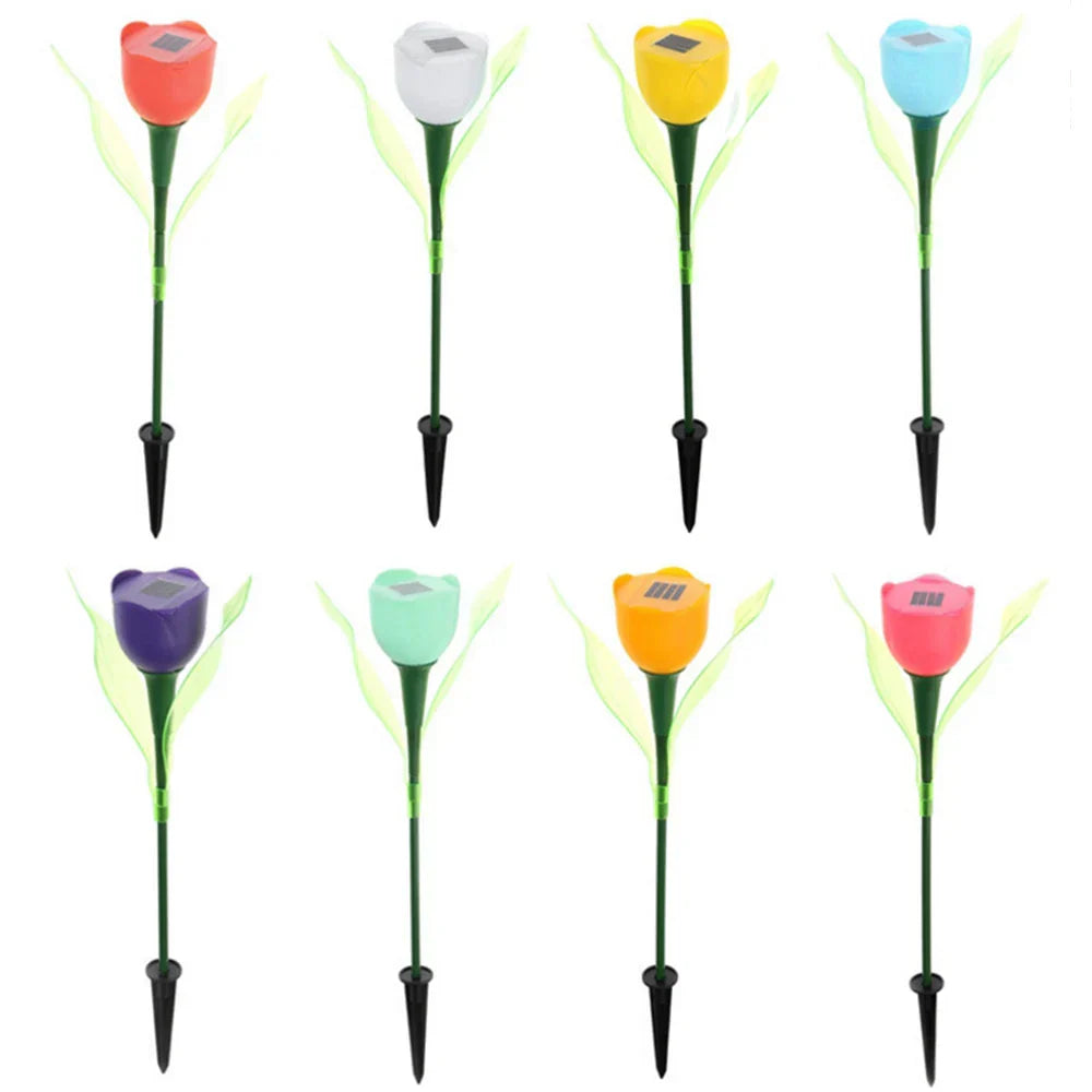 Strahlende PetalGlow - Solarbetriebene Tulpenblumenlichter