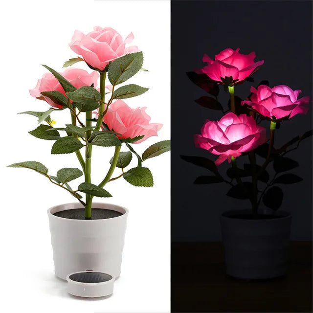 GardenBliss - Auffällige solarbetriebene Rosenlaterne