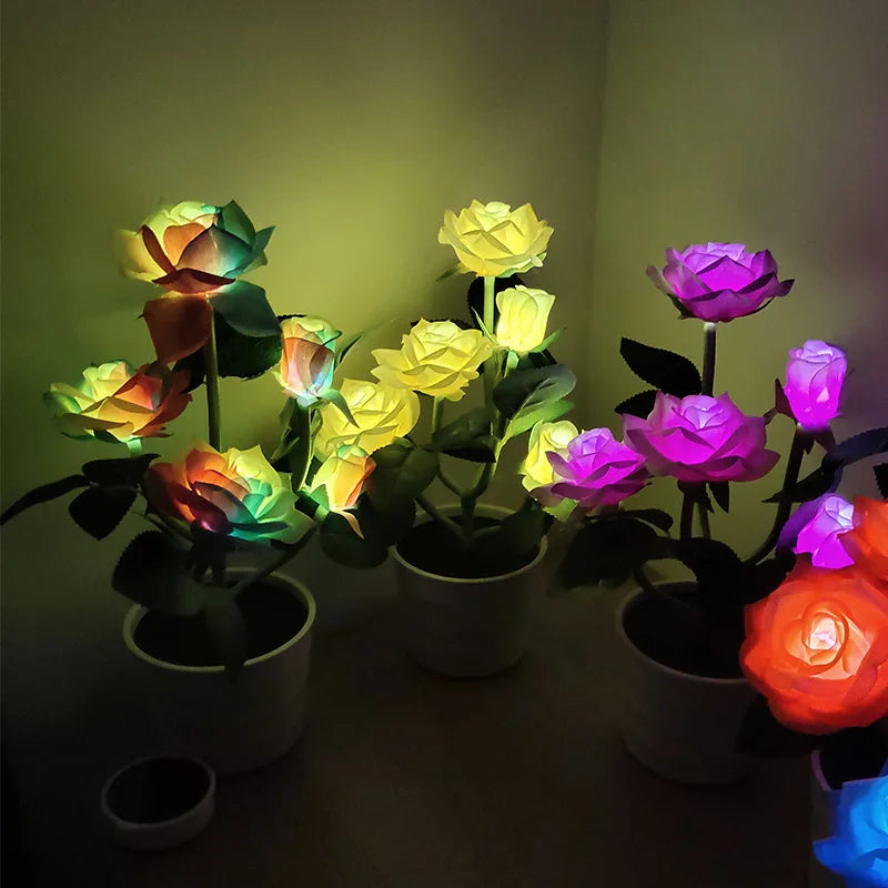 GardenBliss - Auffällige solarbetriebene Rosenlaterne