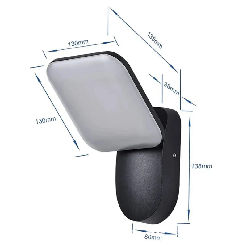 MotionGuard - Schlanker Bewegungsmelder Verandalampe für Sicherheit und Stil