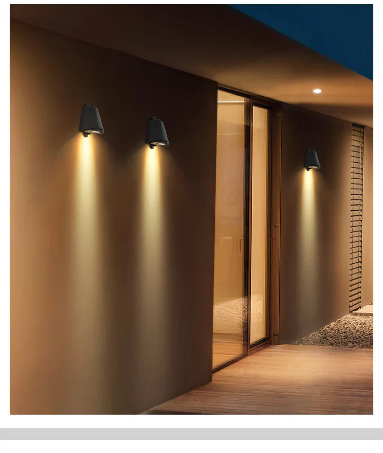 TerraceLumos - Beleuchtete Außenwandlampe für Strahlende Abende