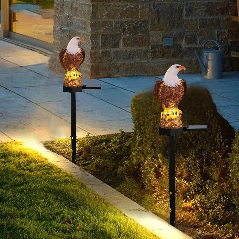 GardenOwl - Waterproof LED Lamp with Charming Animal Decoration for Your Garden