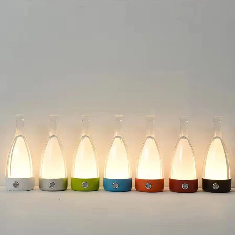 Bottlenight - Stilvolle, wiederaufladbare Lampe