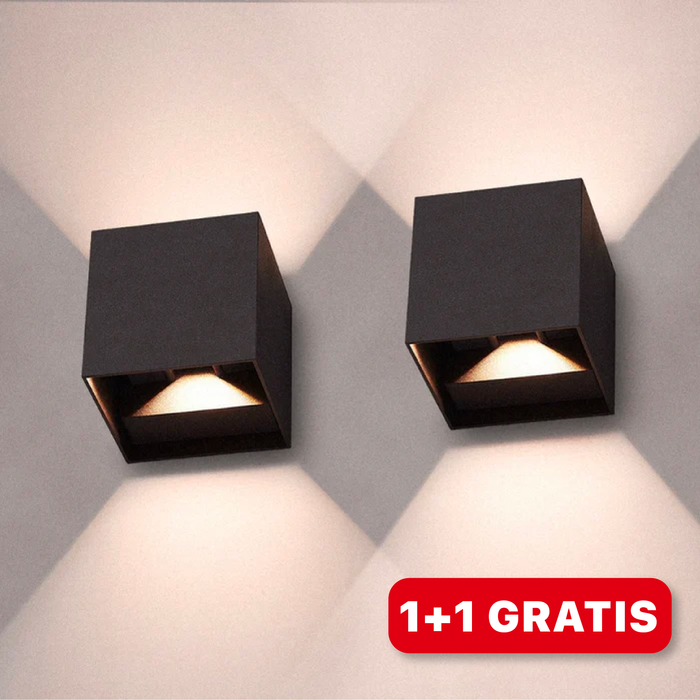 Verblüffendes LED Cube Wandlampen Set | Kauf 1, Erhalte 1 Gratis!