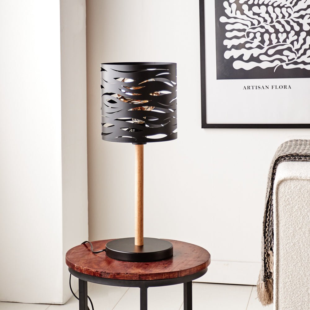 FreckleLamp - Modern Black Design